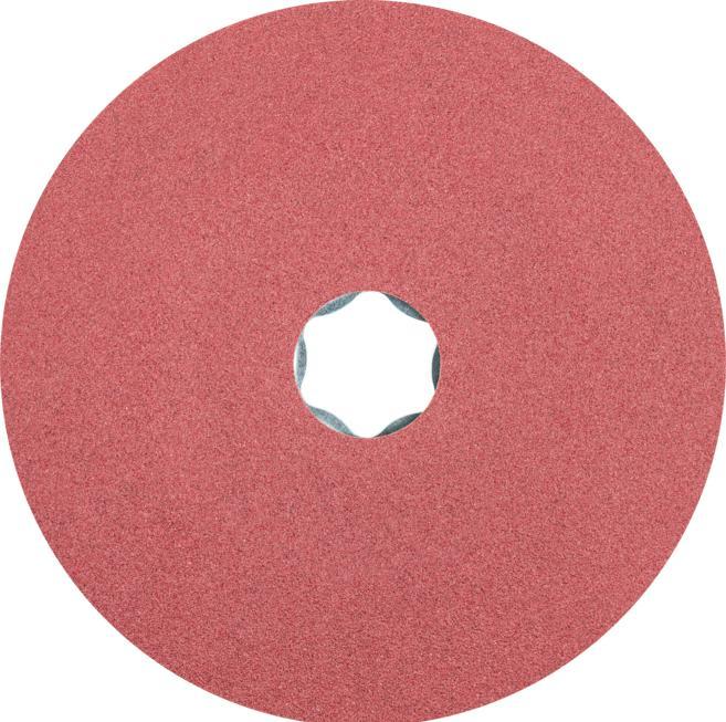 Actual product image Pferd COMBICLICK ceramic grain fibre disc Ø 115 mm CO120 for high stock removal on steel (120)
