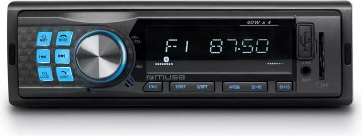 Muse M-195 Car Radio with Bluetooth, 4 x 40 W
