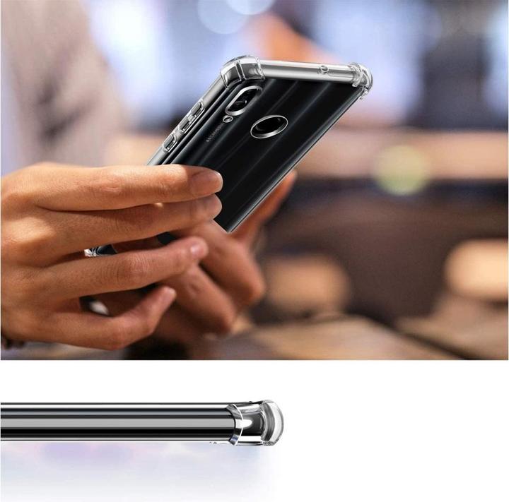 Produktbild Screenguard Huawei P Smart 2019 Hülle Crystal Soft Airbag Bumper (Huawei P Smart (2019))