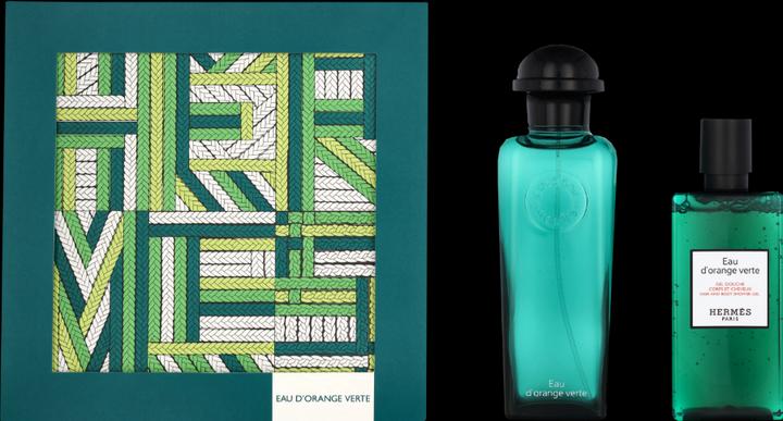 Actual product image Hermès Hermes Paris Eau D'orange Verte EdC 100ml Spray Gel De Baño 80ml (Fragrance set)