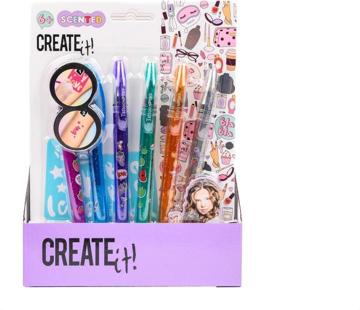 Image du produit Create It! Stylos de tatouage 6-Pack