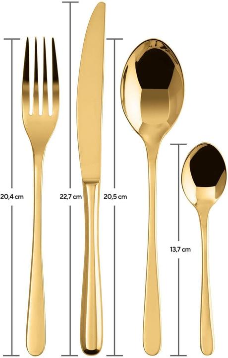 Immagine prodotto Sambonet Posate a bottone 24 pz. (24 Pezzo/i, Set di posate)