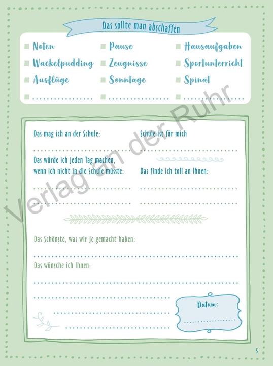 Produktbild Meine unvergesslich zauberhafte Klasse (Deutsch, Redaktionsteam Verlag An Der Ruhr, 2023)