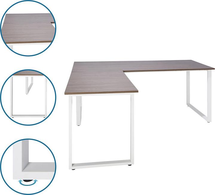 Produktbild Hjh Office Workspace XL I (75.5 x 180 x 180 cm)