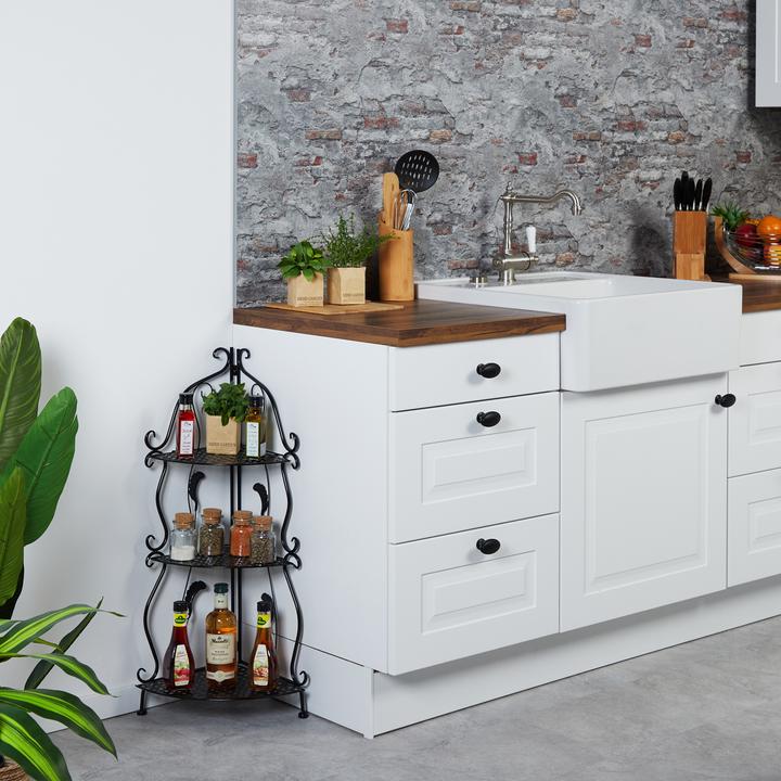 Actual product image Relaxdays Corner shelf (30 x 30 x 82.5 cm)
