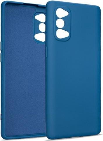 Actual product image Beline Case Silicone Oppo Reno4 Pro 5G niebieskiblue (Oppo Reno 4 Pro 5G)