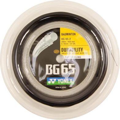 Actual product image Yonex BG-65 Titanium / 200m roll, pink, 0.70mm