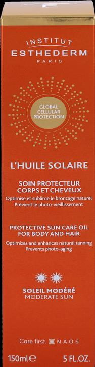 Actual product image Institut Esthederm L'Huile Solaire Modéré (Suntan oil, 150 ml)