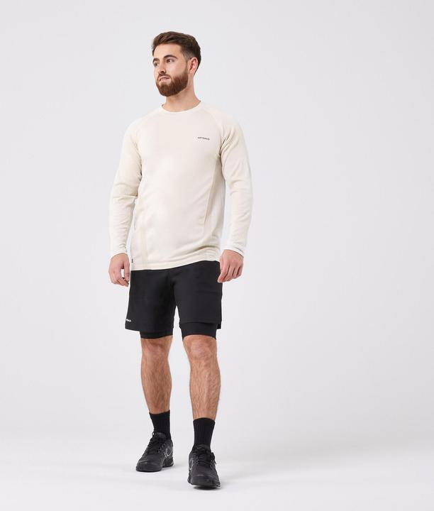 Immagine prodotto Artengo Camicia da uomo a maniche lunghe tennis - beige (XXL)