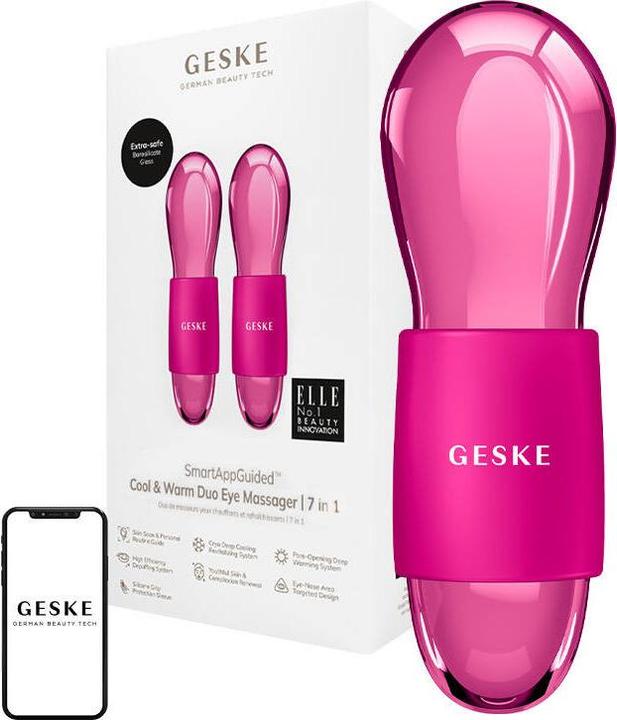 Actual product image Geske Cool&Warm Duo Eye Massager 7in1 (magenta)