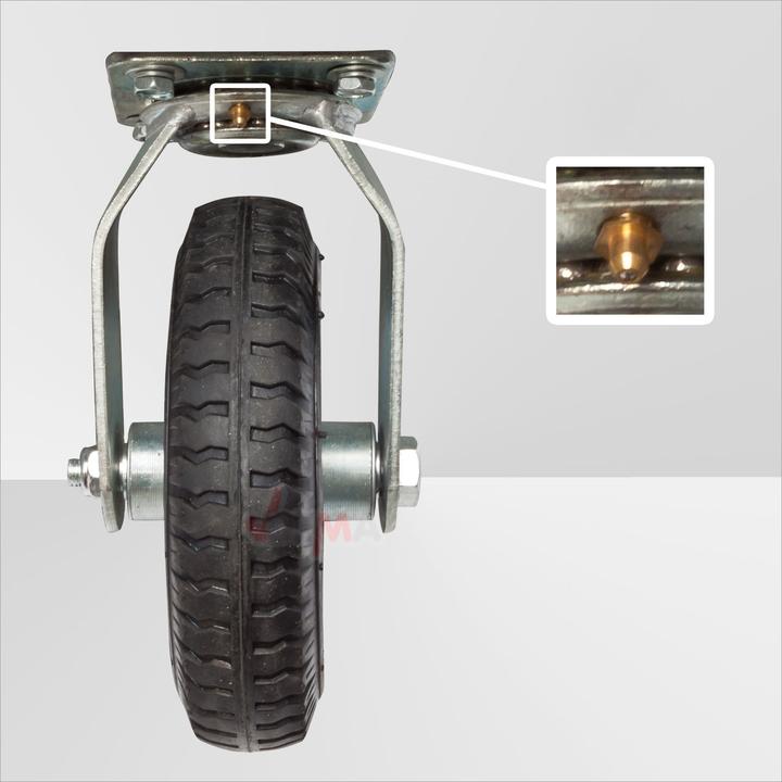Image du produit Dema Chariot à main avec pneus gonflables pliable | 300kg (300 kg)