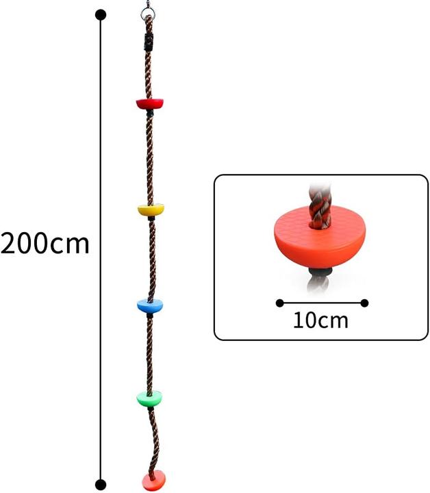 Produktbild Bubblebay Kletterseil mit Trittflächen
