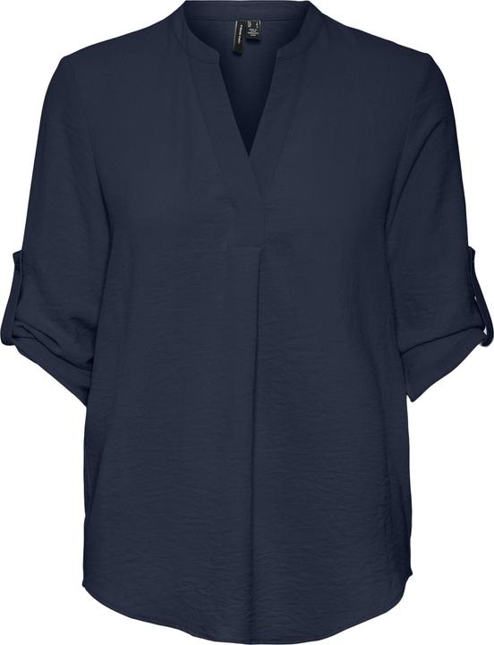 Vero Moda Fold-up Bluse mit 3/4 Ärmeln