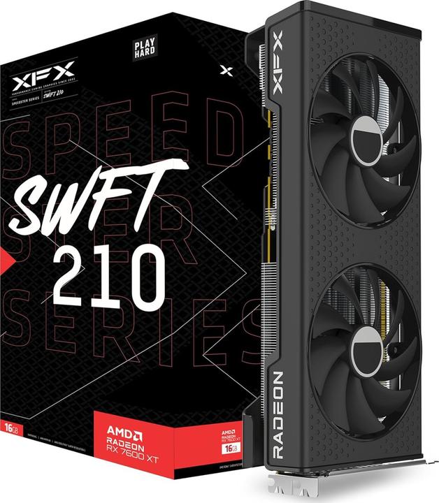 Produktbild XFX Radeon RX 7600XT SWFT210 Gaming (16 GB)