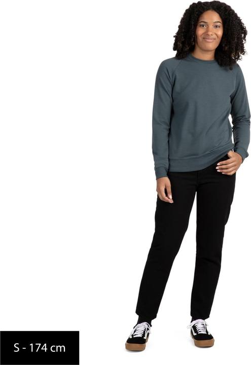 Actual product image Stoic Women's MerinoTerry285 AlavaaraSt. Crew Pullover (L)