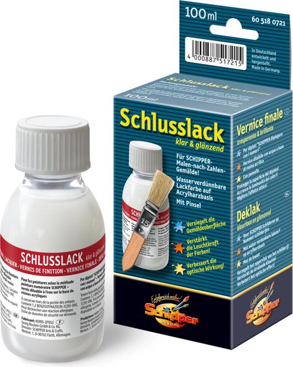 Actual product image Schipper Painting by numbers: Final varnish clear & glossy