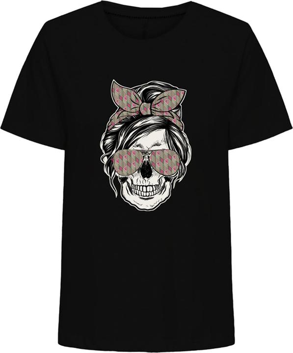 Only Onlstella Life S/S Skull Top Cs Jrs (XS)