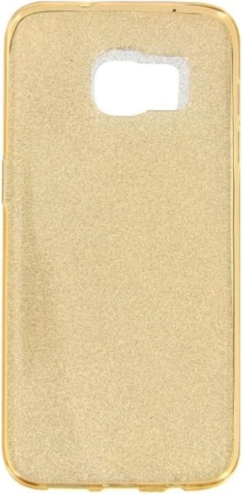 Actual product image OEM TPU Case Glitter Samsung Galaxy S7 Edge gold (Samsung Galaxy S7 Edge)