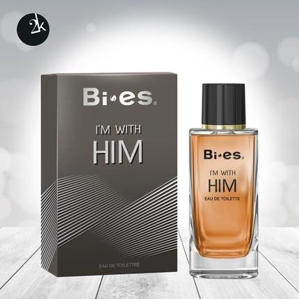 Actual product image Bi-Es I'm with him EDT for Men 100ml (100 ml)