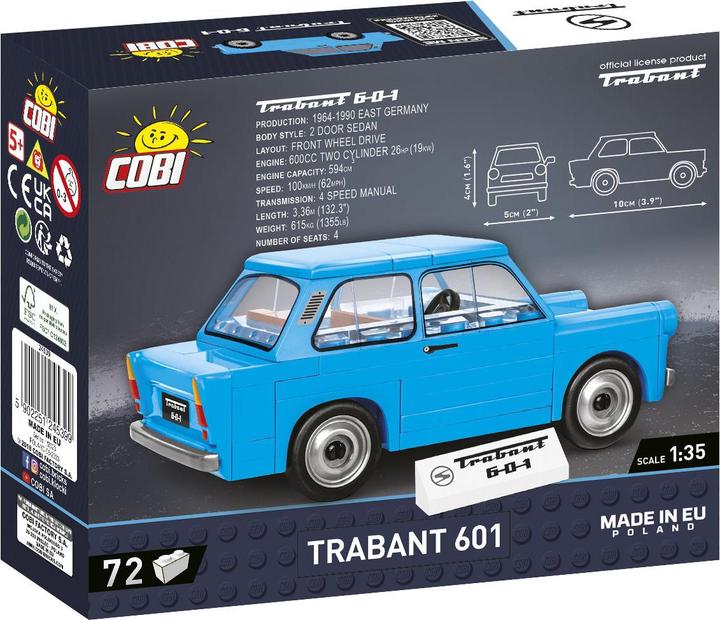 Actual product image Cobi Trabant 601