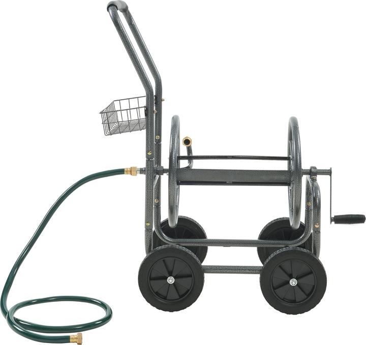 Produktbild Pro-Tec Schlauchwagen Gelibolu für 3/4 Zoll Schlauch max. 65 m Grau (1.50 m)