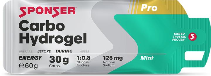 Produktbild Sponser Carbo Hydrogel Mint (Minze, 60 g)