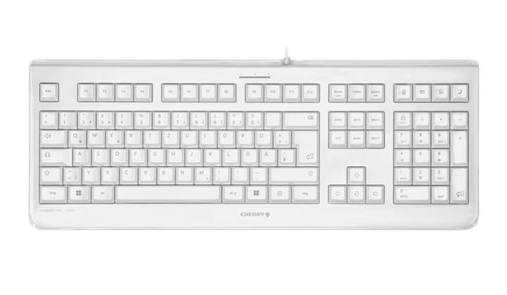 Actual product image CHERRY KC 1068 Corded CH-Layout /grey (CH, Cable)