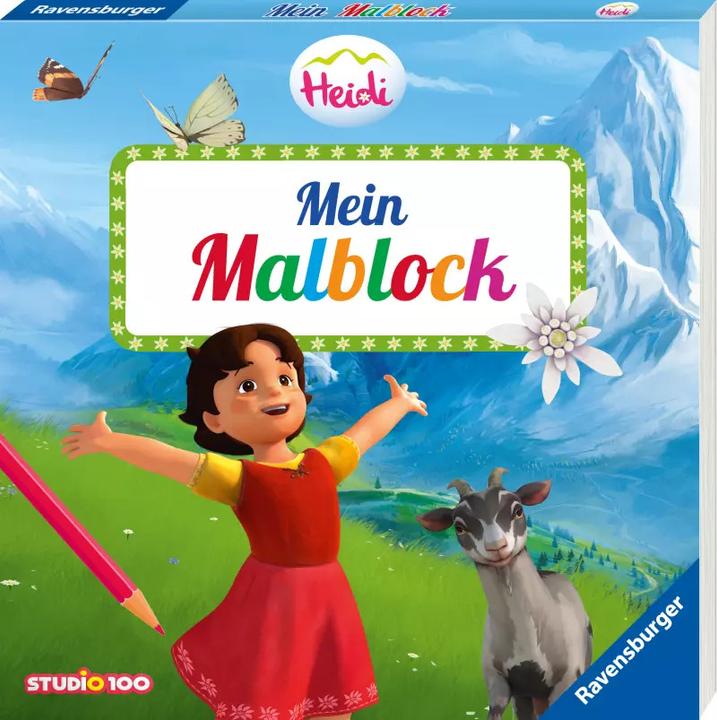 Produktbild Ravensburger Heidi: Mein Malblock (Deutsch, Studio 100 Media GmbH, 2021)