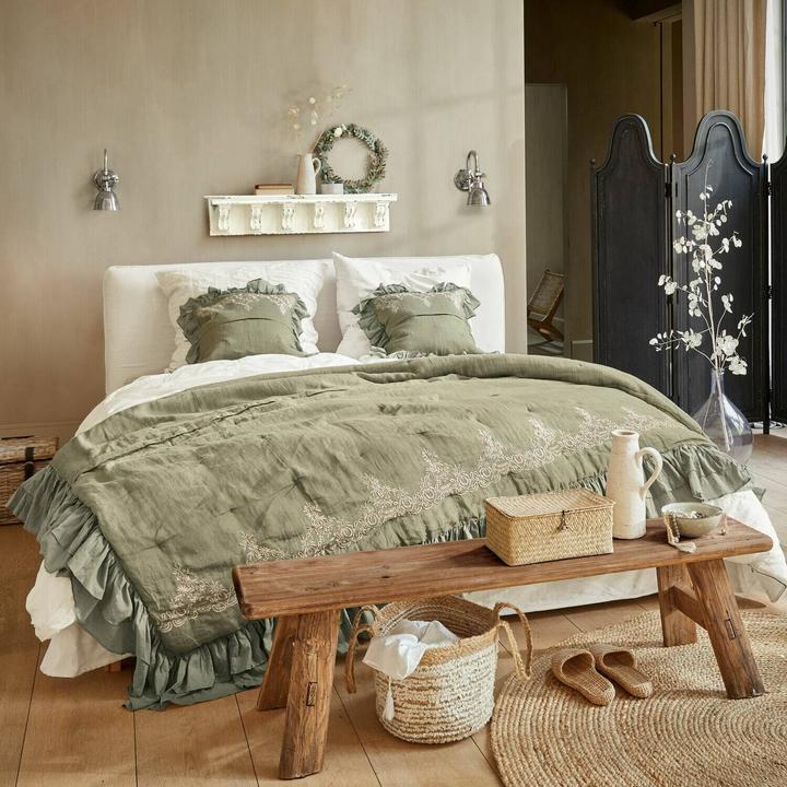 Produktbild Loberon Quilt Therese grün (H, 240 cm)