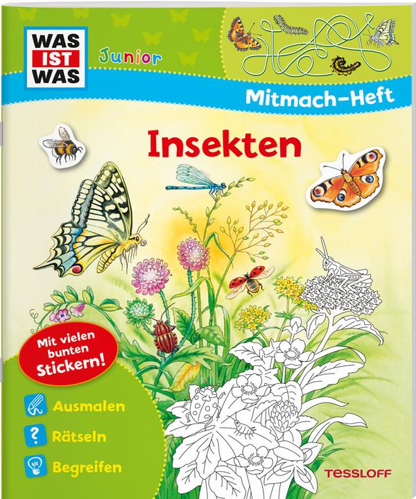 Actual product image Tessloff WAS IST WAS Junior Mitmach-Heft. Insekten (German, Tatiana Marti, 2020)