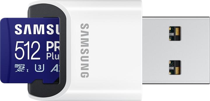 Actual product image Samsung PRO Plus (512 GB, microSDXC, U3, UHS-I)