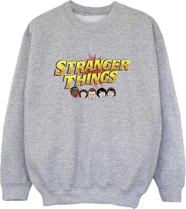 Netflix Stranger Things Comic Heads Sweatshirt Jungen