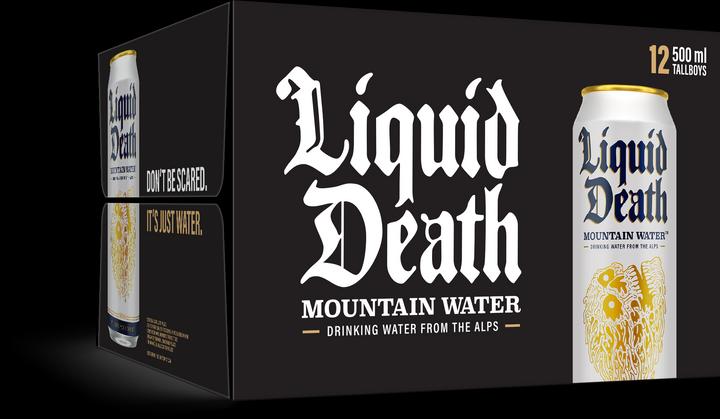 Liquid Death Acqua di montagna (12 x 50 cl)