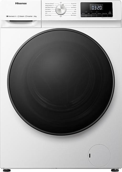 Hisense WFQA8014EVJMW (8 kg, Left)