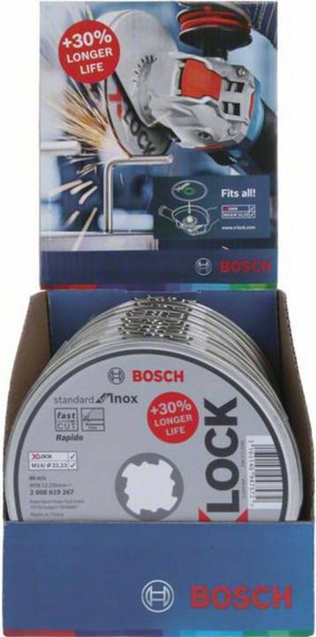 Produktbild Bosch Professional Zubehör PRO Stainless Steel and Metal X-Lock Trennscheibe, 125 x 1 x 22,23 mm