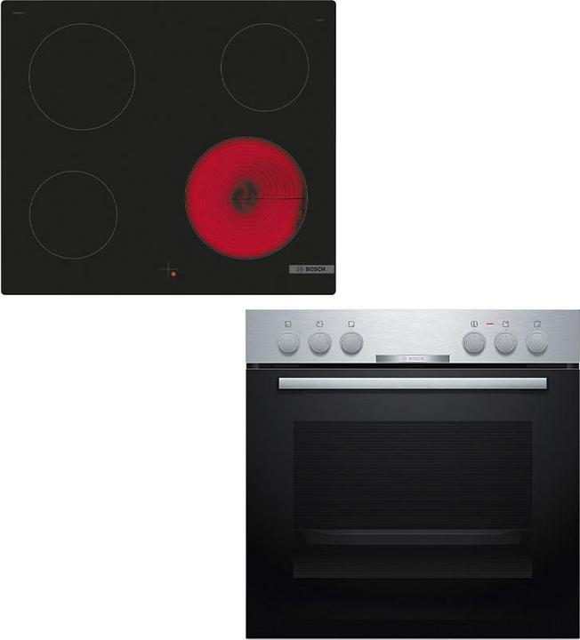 Bosch Hausgeräte HEA510BS3 & NKE611GA2E Herdset 230V