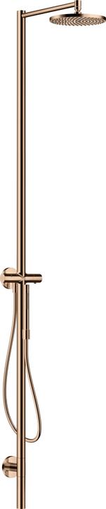 Produktbild hansgrohe AXOR Starck Duschsäulen Set, Kopfbrause 240 1jet, mit Thermostat, Aufputzmontage