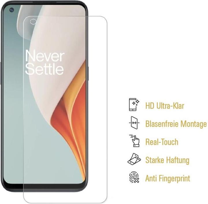 Produktbild Protectorking 2x Premium Displayschutzfolie 3D KLAR (2 Stück, OnePlus Nord N100)