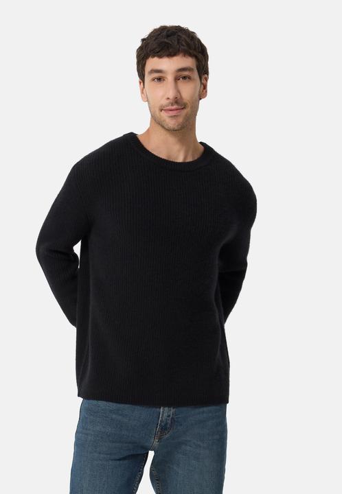 Cash-Mere Grobgestrickter Wolle Kaschmir Rundhals Pullover
