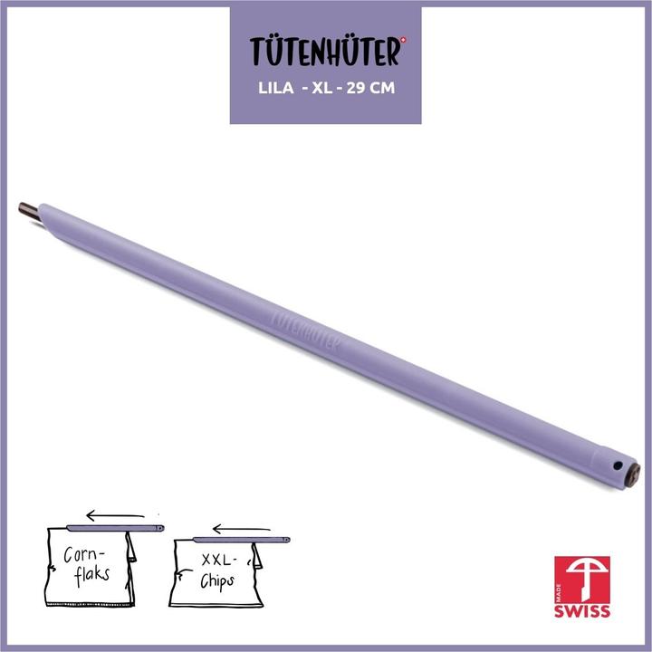 Produktbild Böörds Tütenverschluss 29cm Einzeln viollet (1 x)
