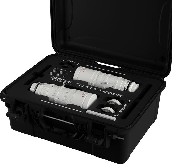 Actual product image Dzofilm Catta Zoom Bundles 18-35/35-80 T2.9-E Mount(White) (C-mount, full size)