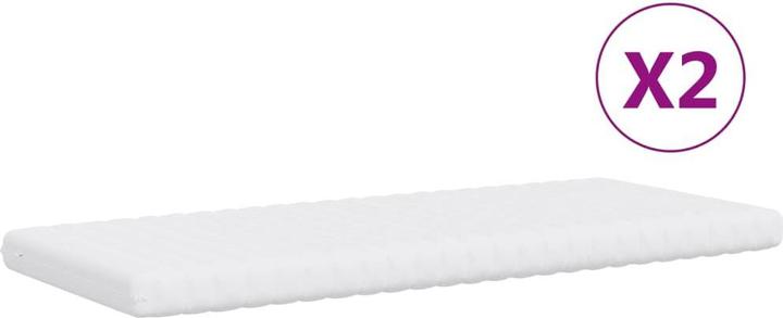 Produktbild VidaXL Tagesbett Ausziehbar Matratzen Schlafsofa Bett Dunkelgrau 100x200 cm Samt (100 x 200 cm)