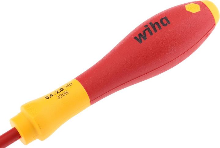Actual product image Wiha VDE slotted screwdriver So (Slotted screws)