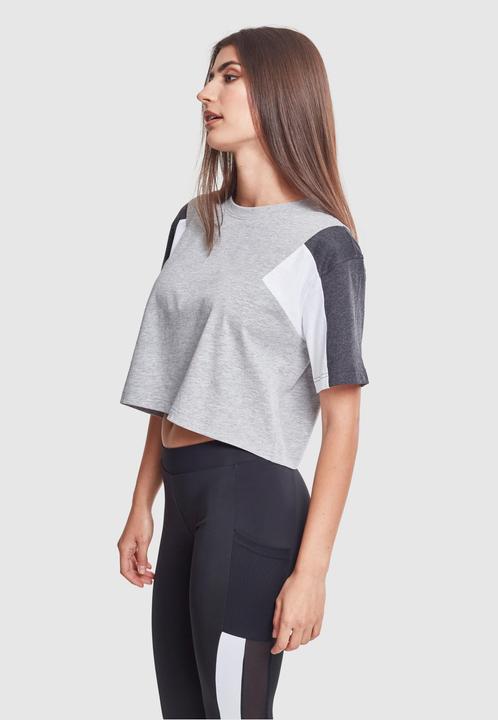 Actual product image Urban Classics Ladies 3-Tone Short Oversize Tee (XXL)