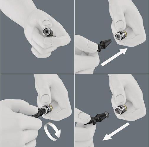 Actual product image Wera 8100 SB HF 1 Zyklop Metal Ratchet Set (19 mm)