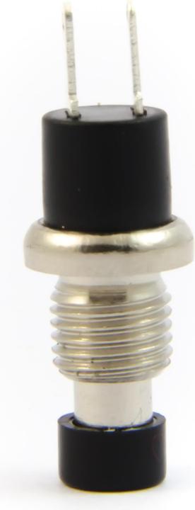 Actual product image Purecrea Flush-mounted push-button black 7mm 2P