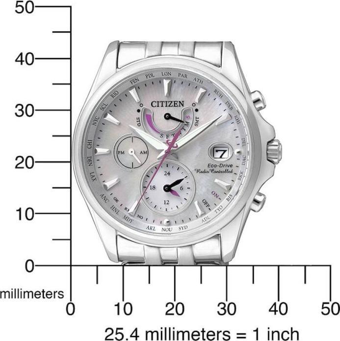 Image du produit Citizen Ladies Radiocontrolled FC0010-55D (L) (Montre numérique, Montre radio-pilotée, 39 mm)