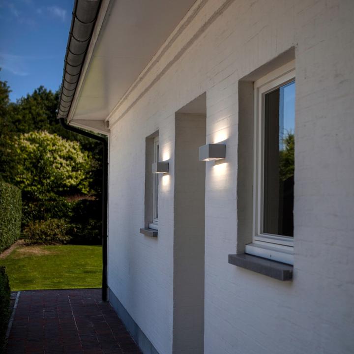 Actual product image ECO-Light LED outdoor wall lamp Gemini (480 lm, IP54)