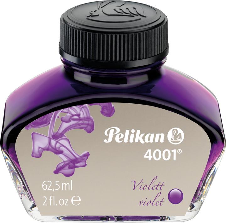 Produktbild Pelikan Tinte 4001 im Glas, violett, Inhalt: 62,5 ml (Tintenfass, Violett)
