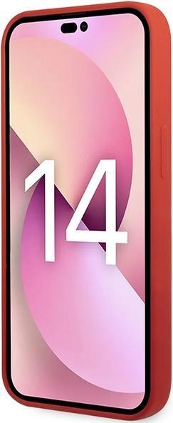 Actual product image Tumi TTUHCP14MSR iPhone 14 Plus 6.7" czerwony/red hardcase Liquid Silicone (Apple iPhone 14 Plus)